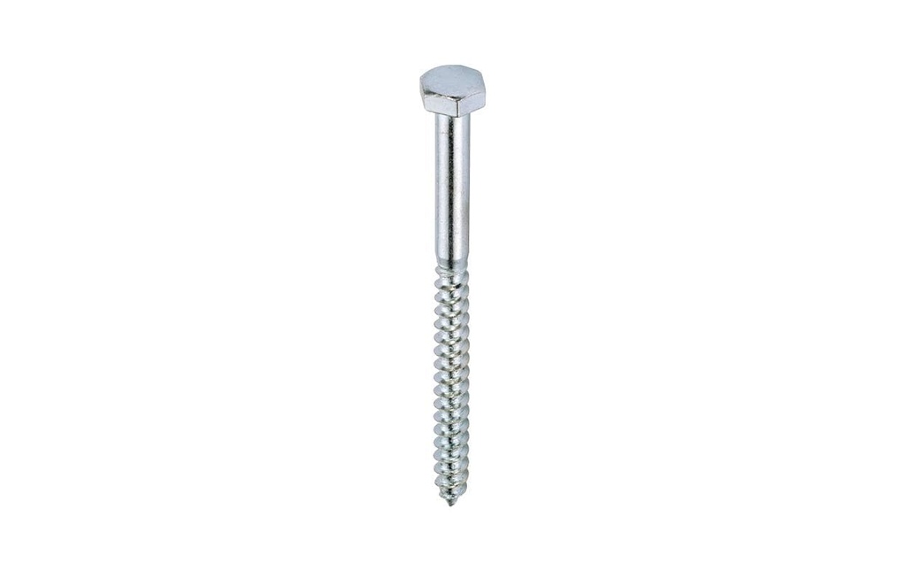FTM Vis à clé Tête hexagonale 10 x 40 mm Acier, 2 pièces