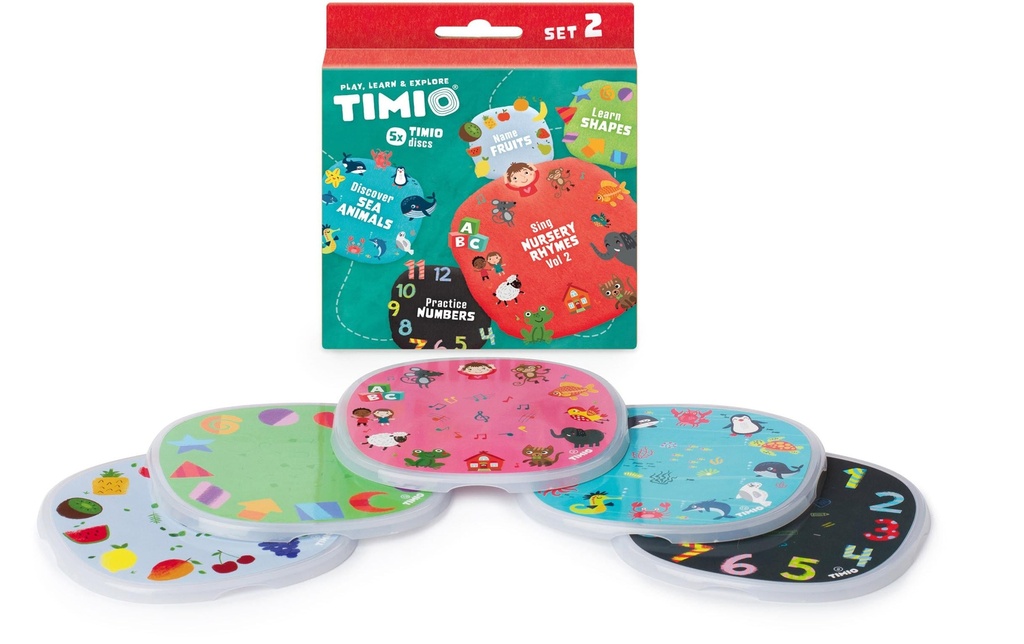 Timio Audio Disc Set 2 5 Discs
