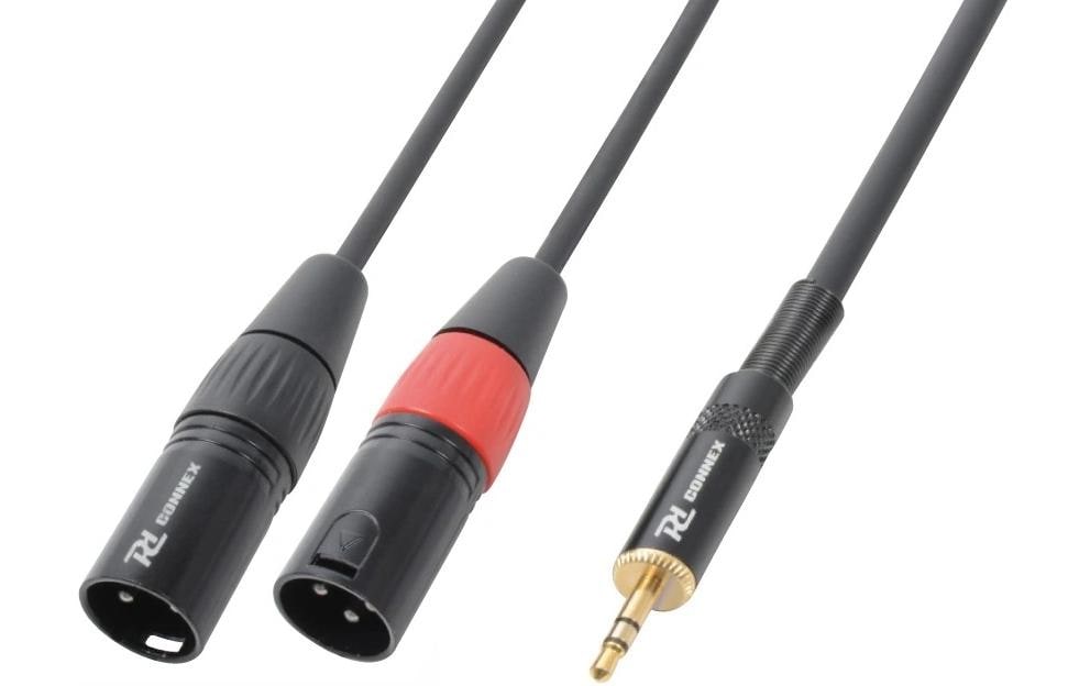 PD Connex CX70-3 XLR 3 pôles, mâle - jack 3.5 mm 3 m