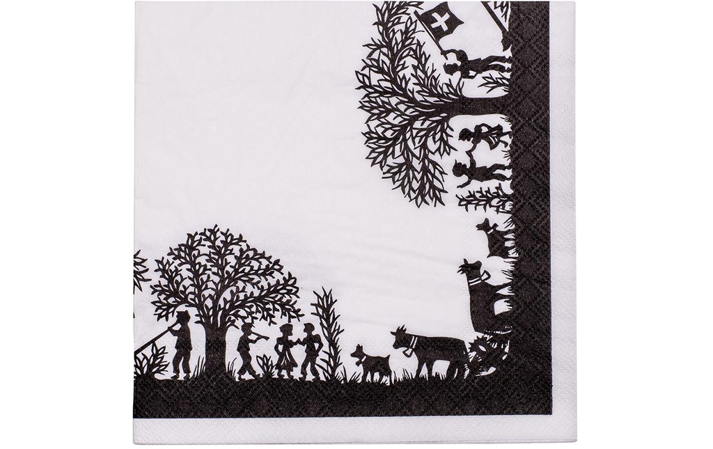 Kadastar Serviettes en papier «Bergchilbi» 33 cm x 33 cm, 20 Pièce/s