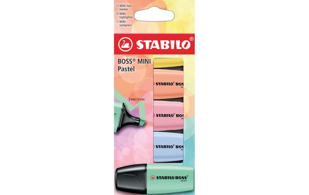 STABILO STABILO Boss Mini Past 5pc ét. (5 pces)