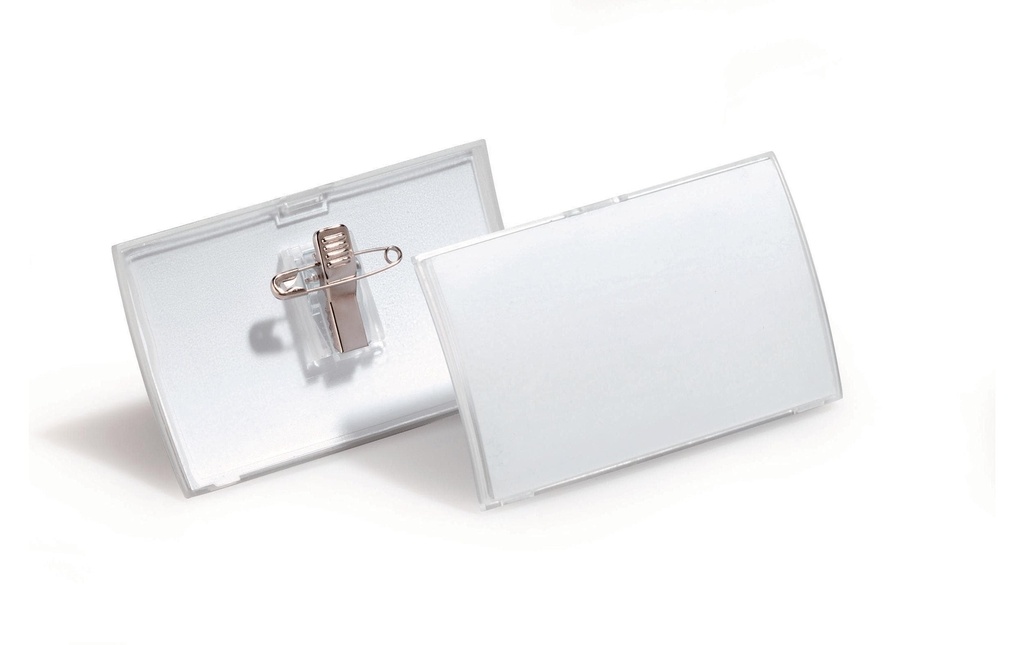 DURABLE Porte-nom av.pince 54x90mm (25 pces)