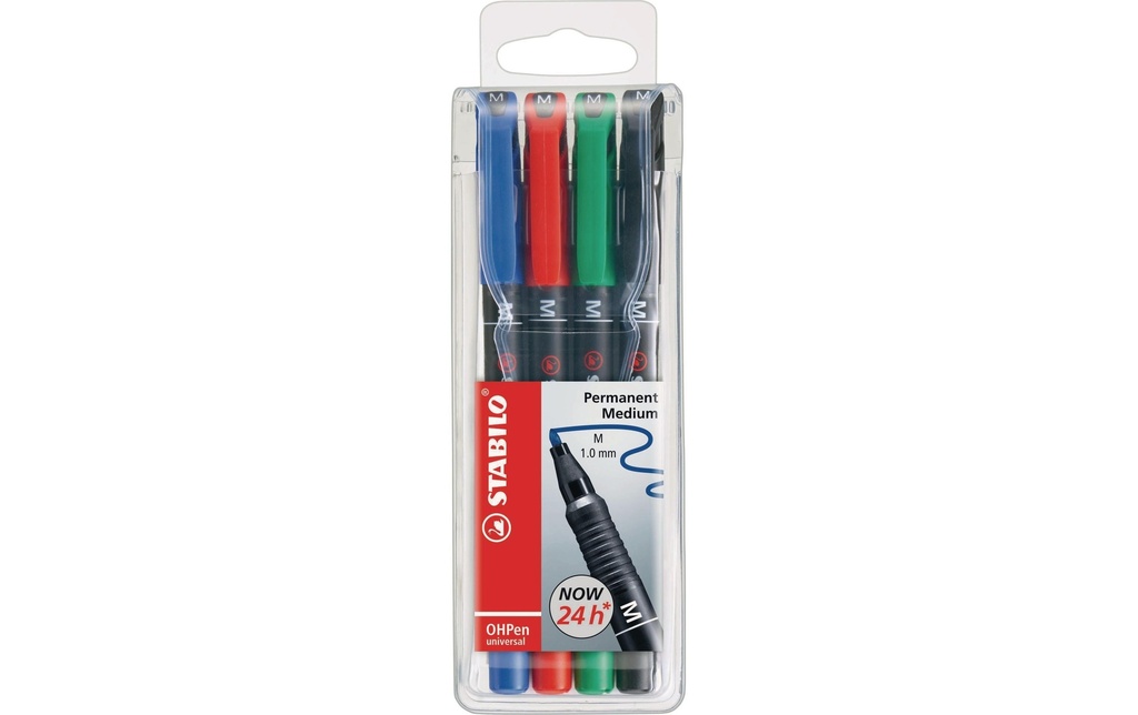 STABILO OHPen 843 étui (4 pces)