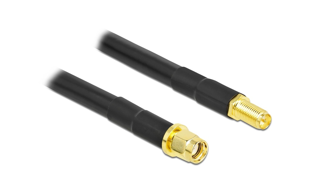 Delock Câbles d’antenne LMR/CFD300 RP-SMA à RP-SMA, 1 m