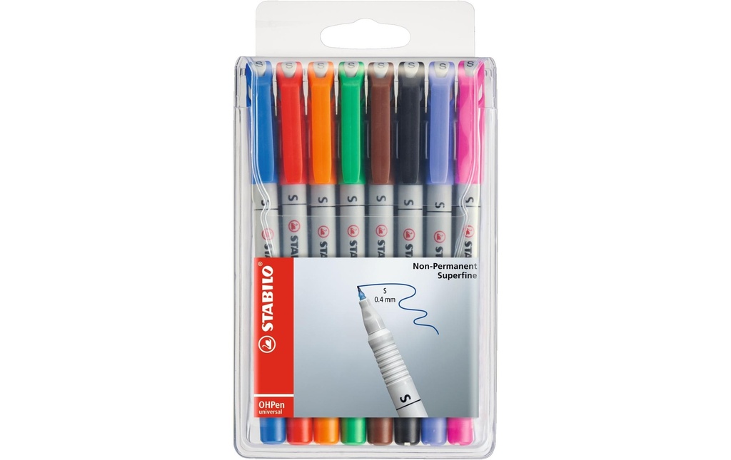 STABILO OHPen 851 étui (8 pces)