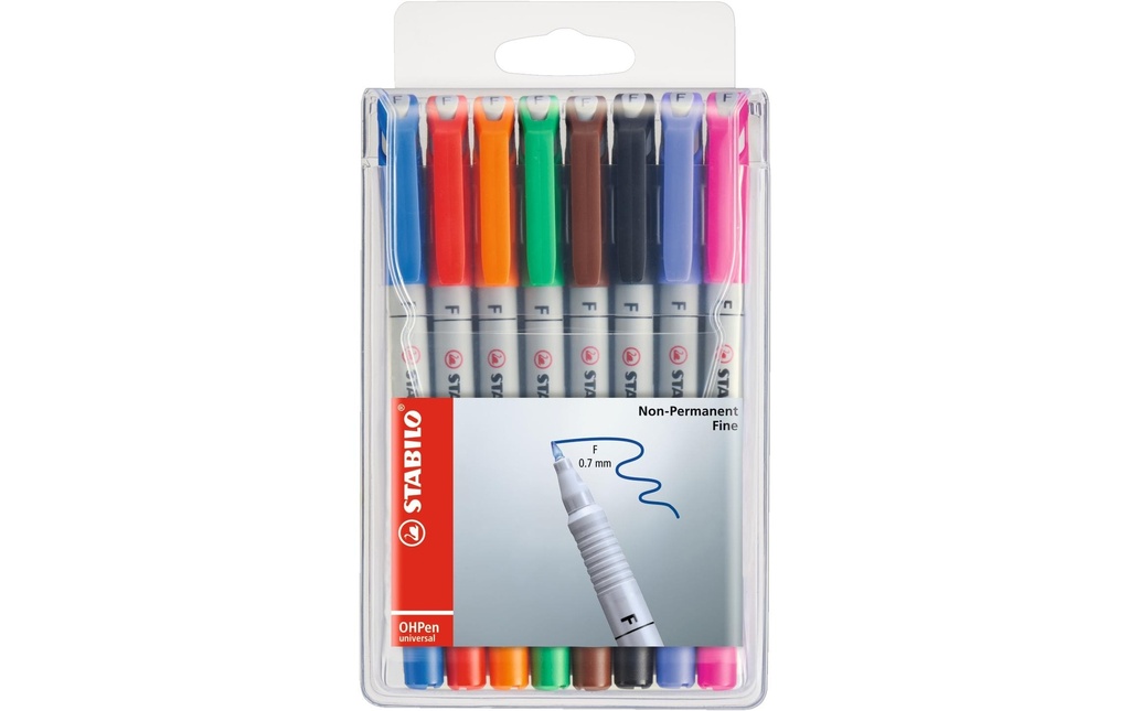 STABILO OHPen 852 étui (8 pces)