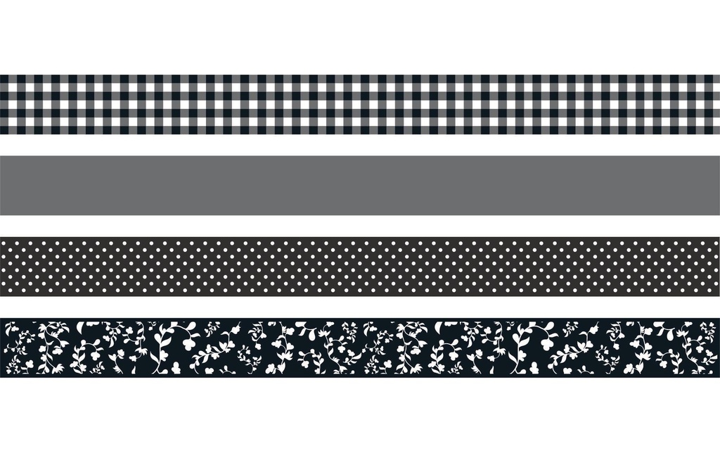 Heyda Ruban Washi Colour Code Onyx Noir