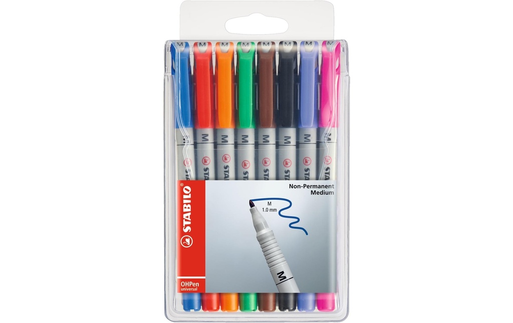 STABILO OHPen 853 étui (8 pces)