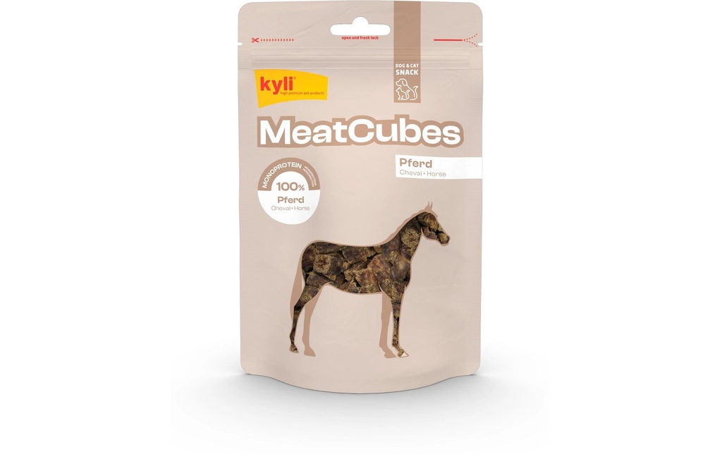 kyli Friandise MeatCubes cheval, 150 g