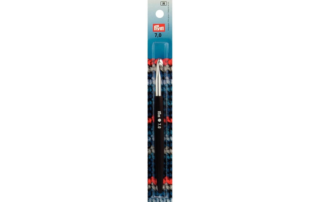 Prym Crochet à manche souple, 7.00 mm Noir