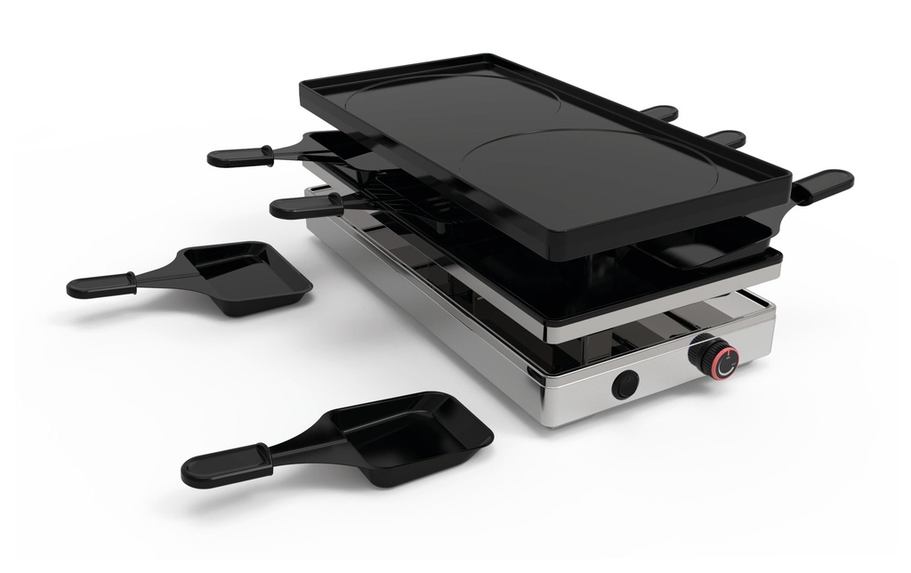 Koenig Grill à raclette pour 8 personnes
