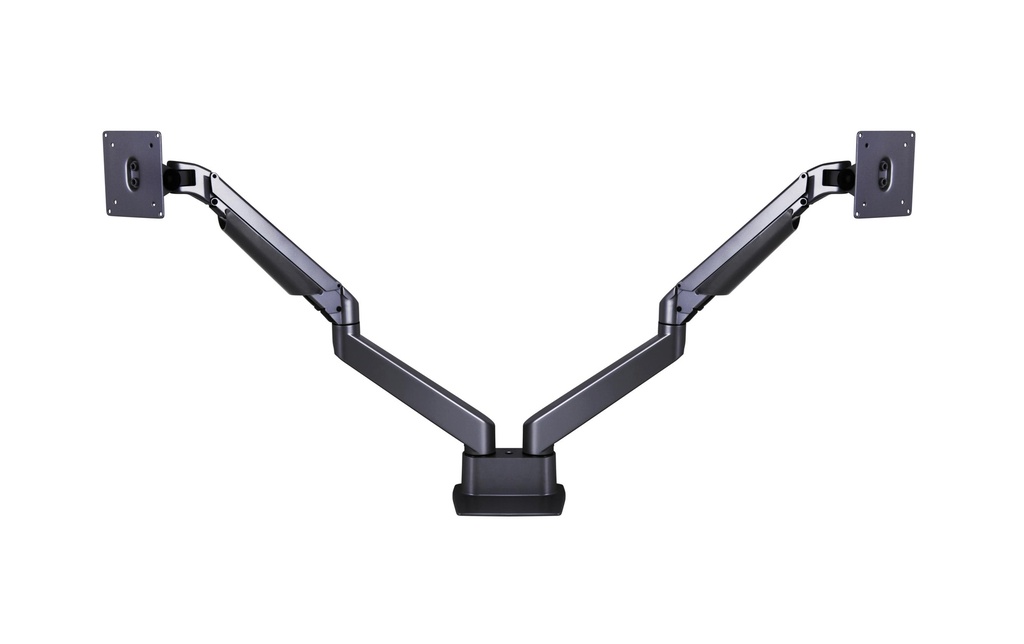 Multibrackets Supports de table Gas Lift Arm Dual SbS HD jusqu'à 21 kg