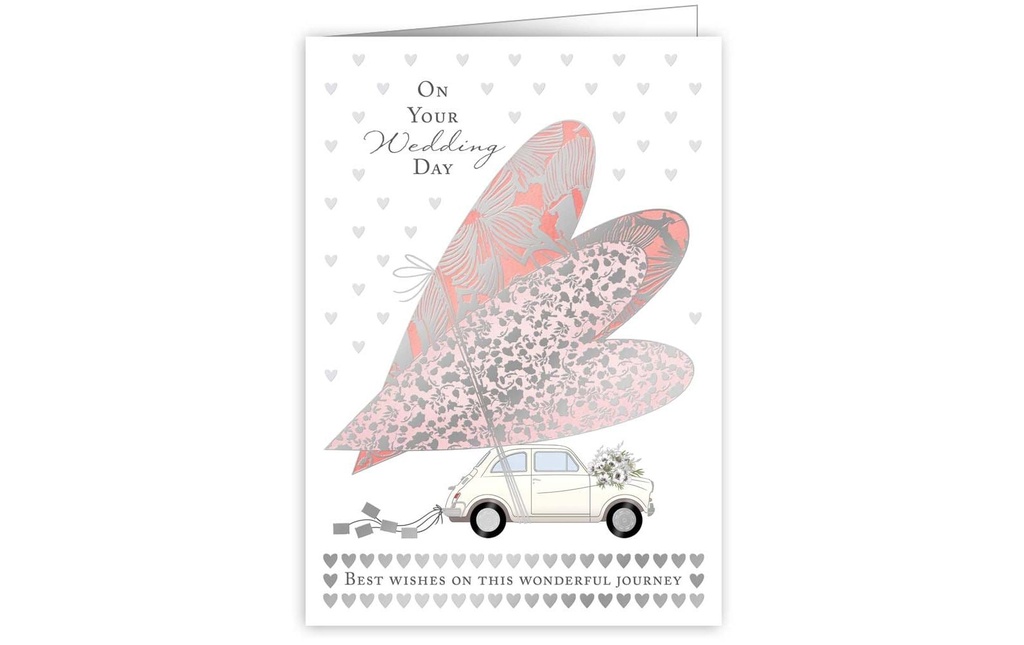 Cart Faire-part de mariage On your wedding day 12 x 17 cm