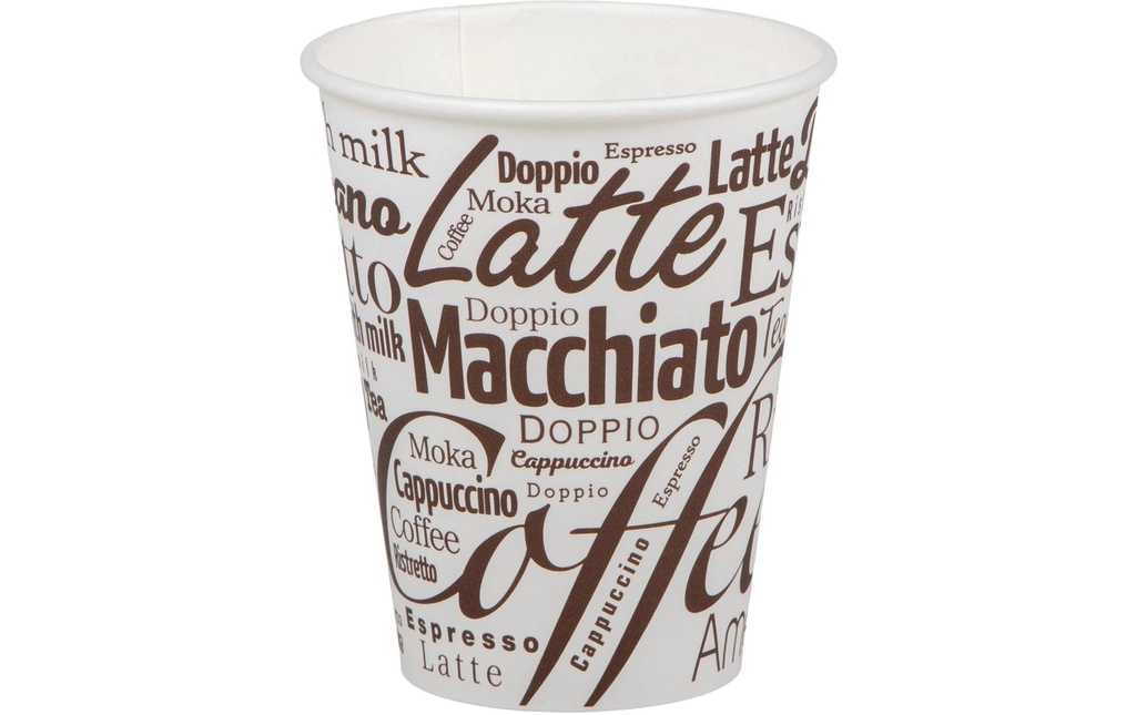 ELCO Tasses à café jetables Bistro 2 dl 1000 Pièce/s, Brun/Blanc