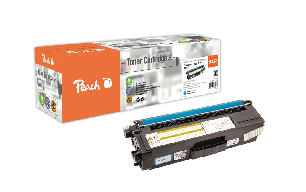 Peach Toner Brother TN-328C Cyan