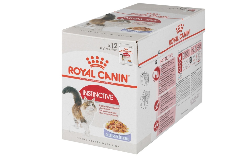 Royal Canin Alimentation humide Instinctive en gelée, 12 x 85 g