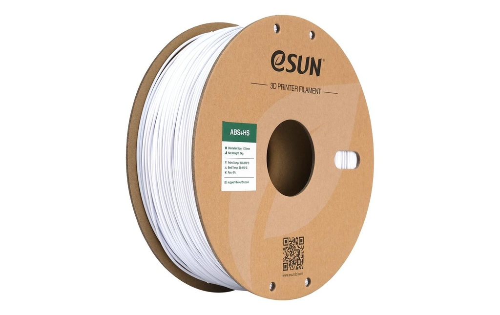 eSun Filament ABS+ HS Blanc froid 1.75 mm 1 kg