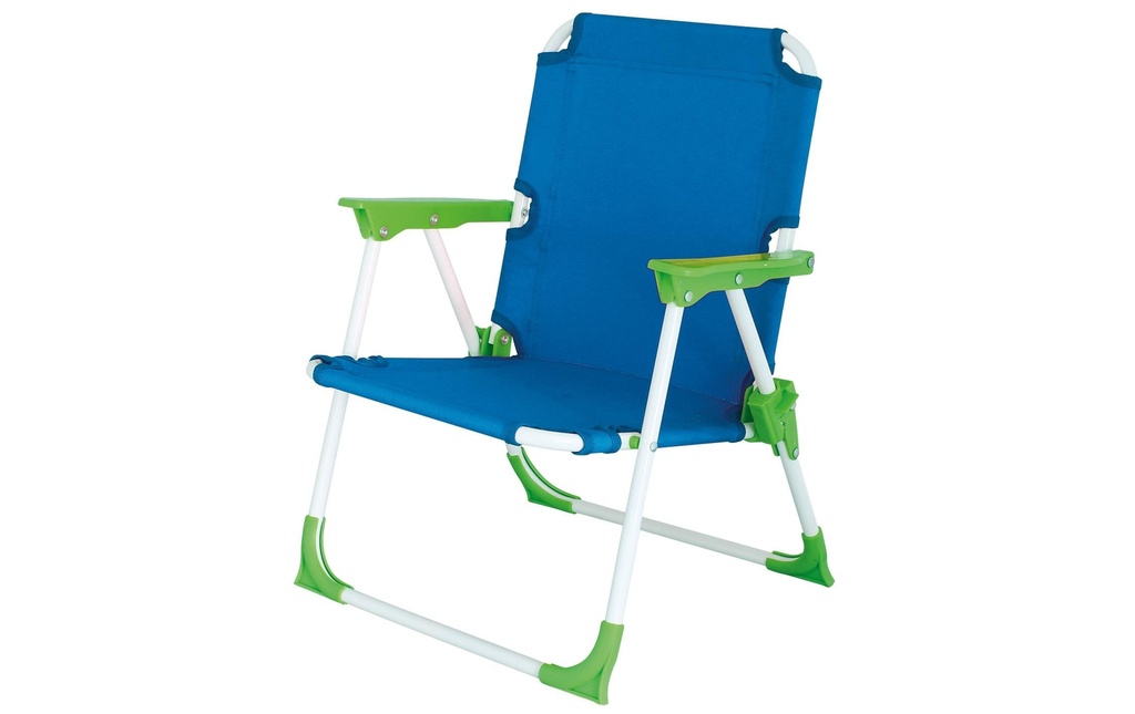 Eurotrail Chaise de camping Nicky JR Bleu