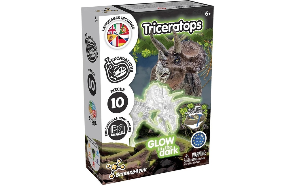 Science4you Kit de fouilles Triceratops