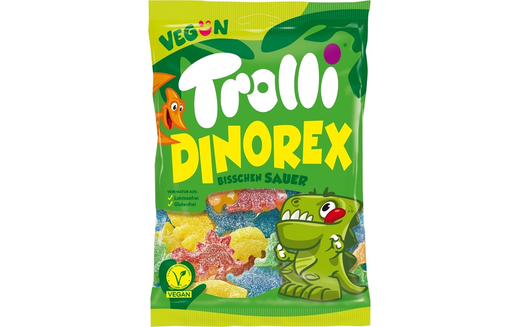 Trolli Bonbons gommeux Dino Rex 200 g