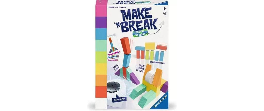 Ravensburger Jeux pour la famille Make n Break – Around the World