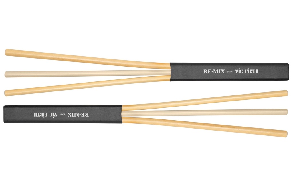 Vic Firth RM4 Remix rotin/bouleau Paire