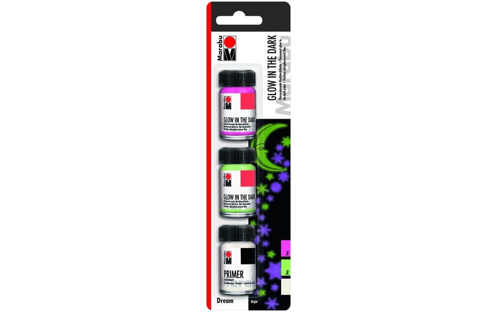 MARABU Glow in the Dark Set DREAM (3 pces)