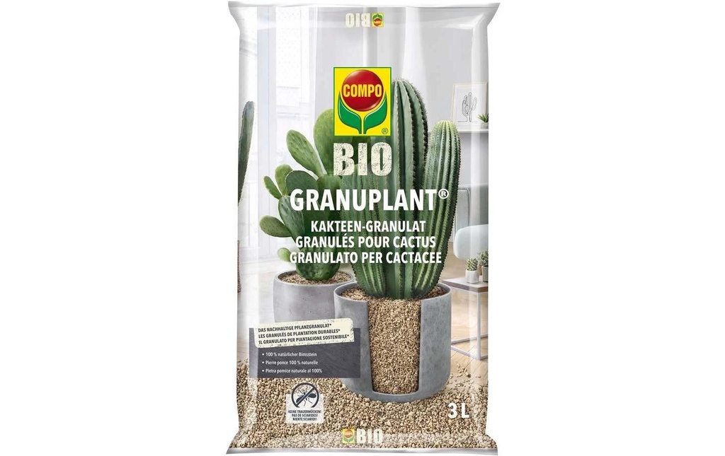 Gesal COMPO BIO GRANUPLANT Cactus en granulés 3 L 1