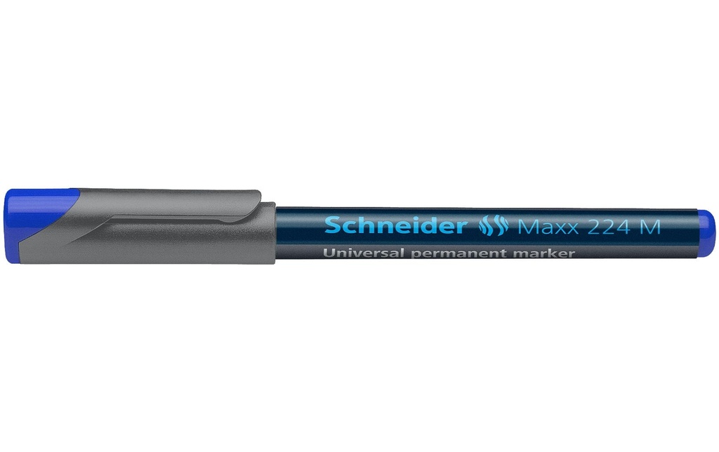 Schneider Marqueur universel Maxx 224 M permanent, Bleu