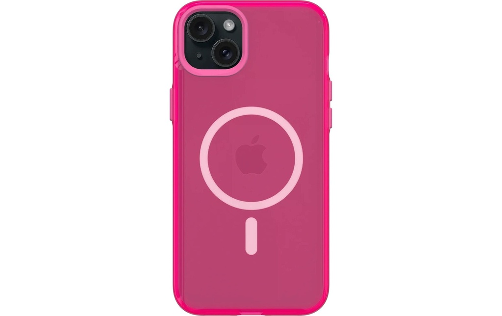 Rhinoshield Coque arrière JellyTint MagSafe iPhone 15 Plus Fancy Pink