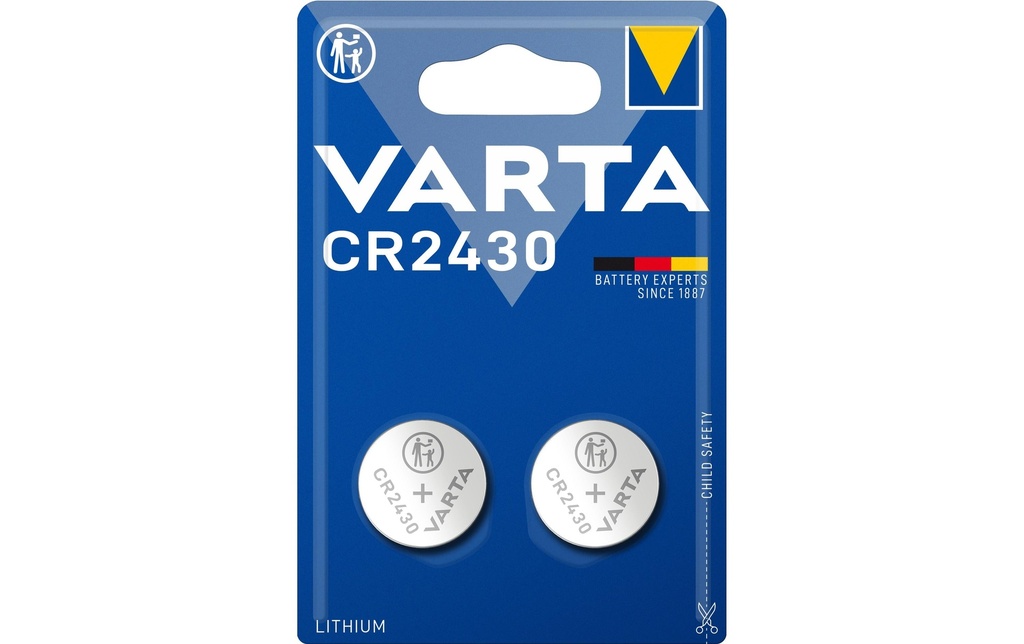Varta Pile bouton CR2430 , 2 Pièce/s