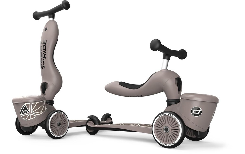 Scoot and Ride Patinette Lignes Highwaykick 1 Lifestyle Brown Marron