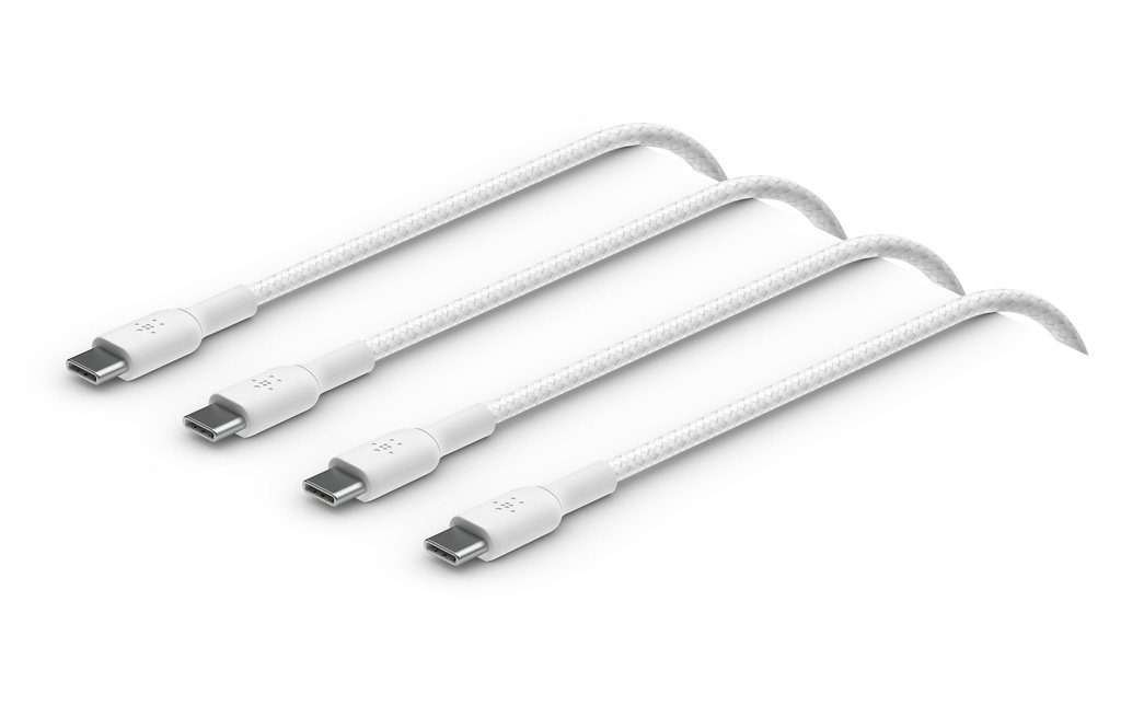 Belkin Câble chargeur USB Braided Boost Charge 2 Pack USB-C - USB-C 1 m