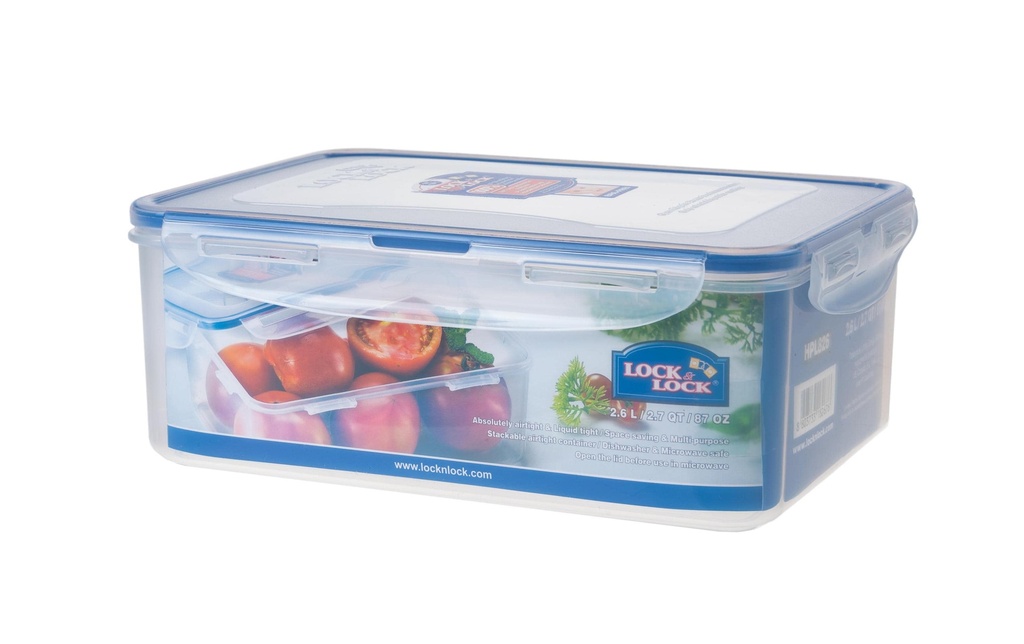 Lock & Lock Récipients à provisions 2.6 l, Transparent