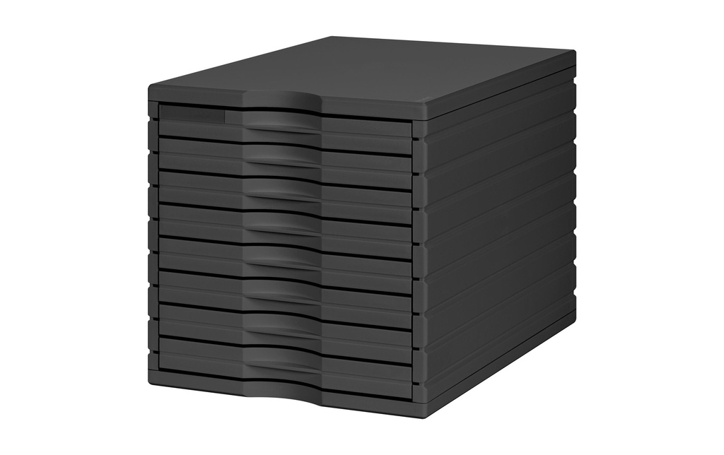 STYRO Styrotop box à 8 tiroirs noir