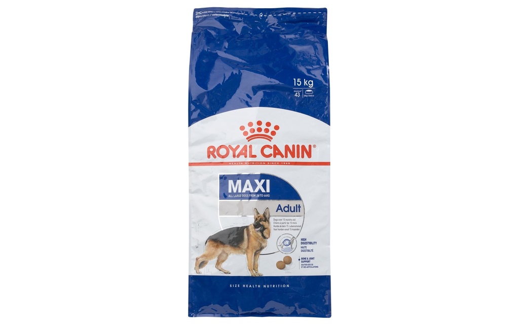 Royal Canin Alimentation sèche Health Nutrition Maxi Adult, 15 kg
