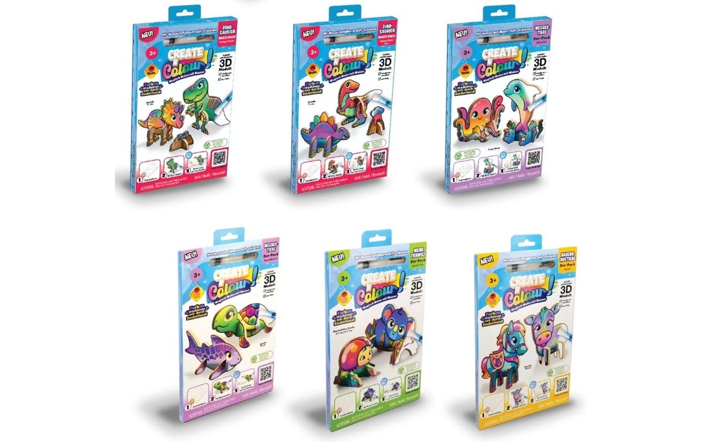 Bauer Kits de peinture Create N Colour MIX Assorti