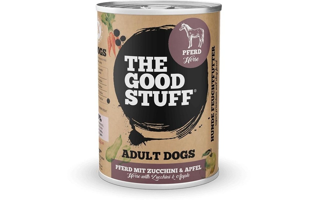 The Goodstuff Alimentation humide Cheval &amp; Courgette Adult 800g