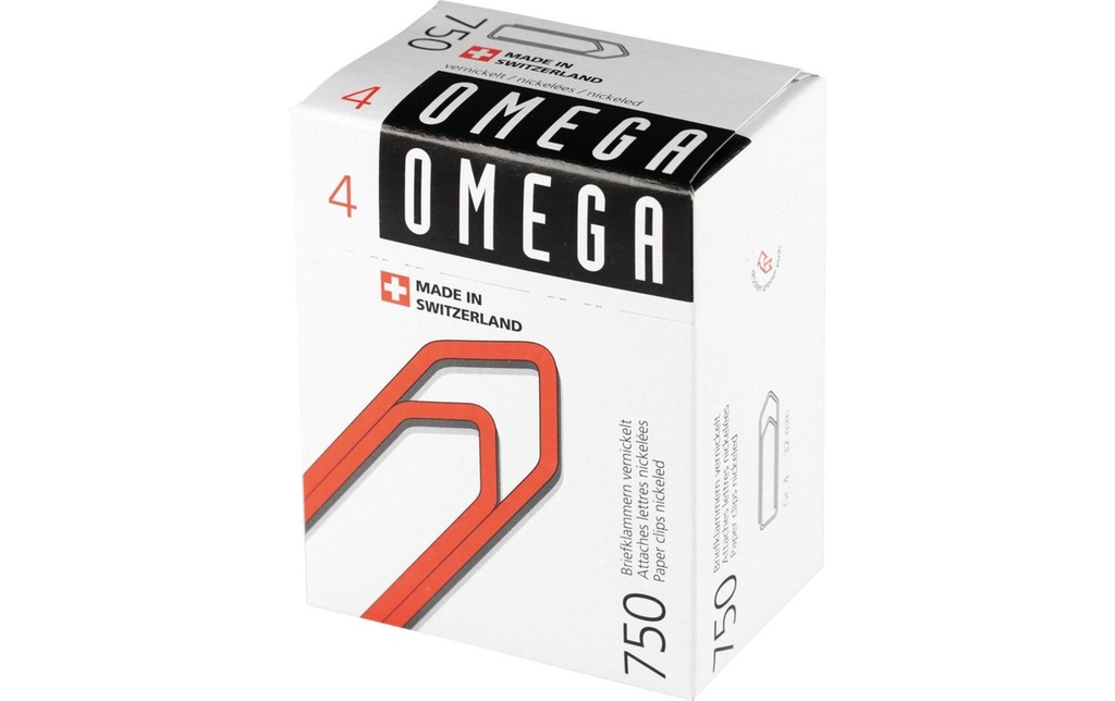 OMEGA Attache-lettres 4/750 nickelé (750 pces)