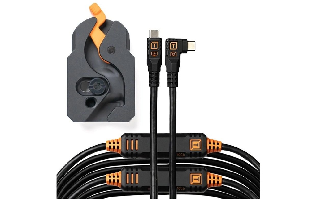 Tether Tools Câble Pince Leverlock et USB-C 4.6m