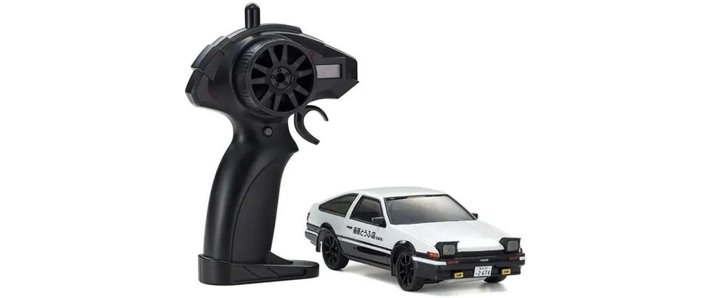 Kyosho Toyota Sprinter Trueno AE86 1:28 Initial-D, blanc/noir