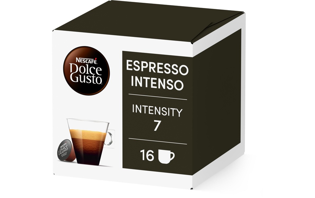 Nescafé Capsules de café Dolce Gusto Espresso Intenso 16 pièces