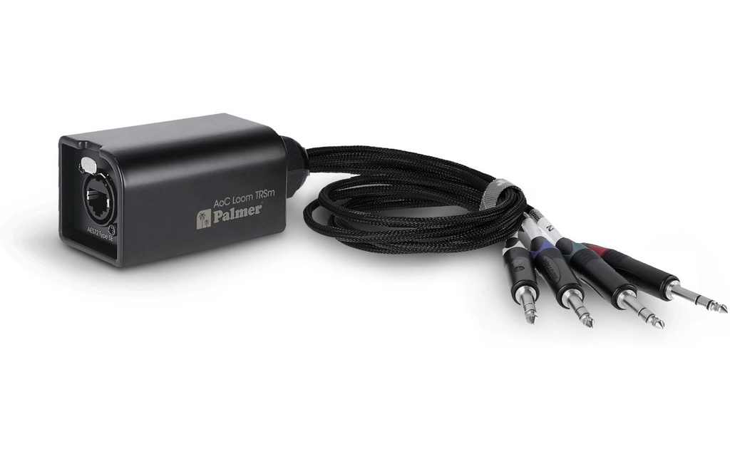 Palmer Adaptateur audio AoC Loom TRSm RJ45 - jack 6.3 mm