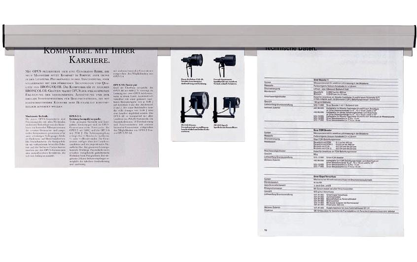 Franken Rail de serrage mural 150 x 4 cm, 1 Pièce/s, Gris
