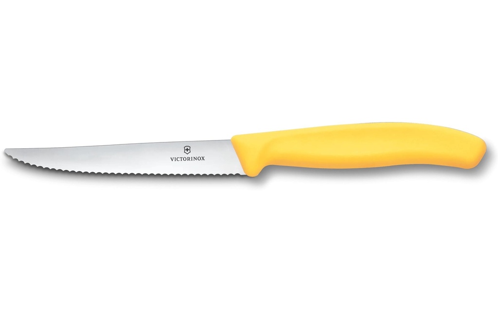 Victorinox Couteau à pizza Swiss Classic, 11 cm, jaune