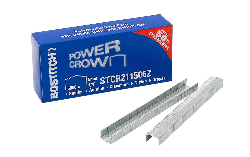 BOSTITCH Agrafes STCR2115 1/4 6mm (5000 pces)