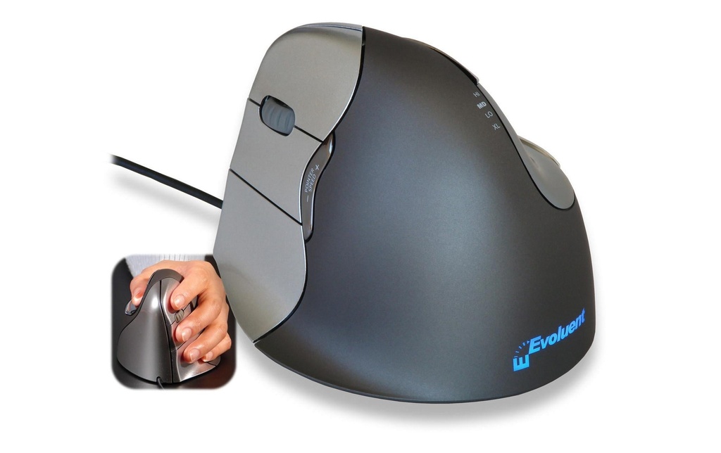 Evoluent Souris ergonomique Vertical 4 liens