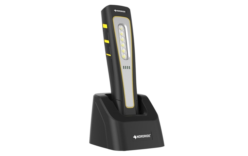 Nordride Lampe de poche Work Light 500 lm, IP68, avec aimant et crochet