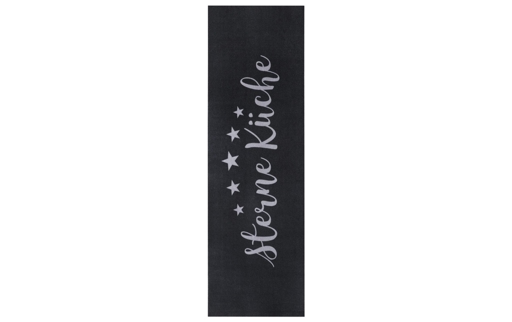 Hanse Home Tapis Sterneküche 50 cm x 150 cm, Noir/Blanc