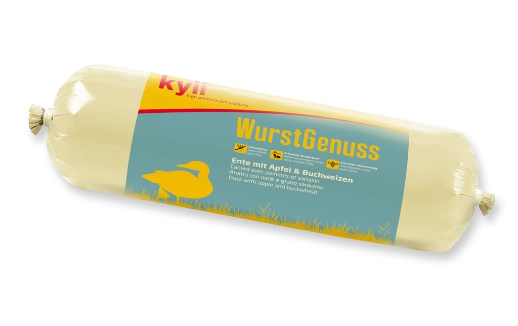 kyli Alimentation humide WurstGenuss Canard, 800 g